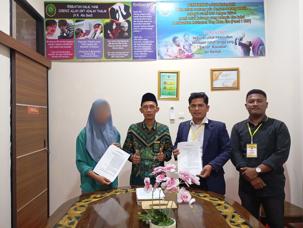 mediasi berhasil hore